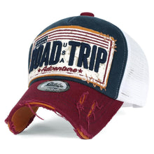 Load image into Gallery viewer, ILILILY Road Trip Red Navy Cap