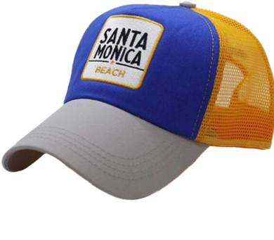 AZ Santa Monica Blue Orange Mesh Cap