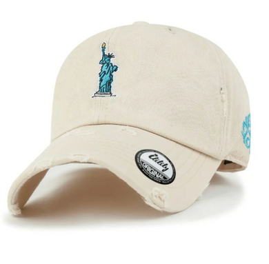 ILILILY 'Liberty' Off-White Cap