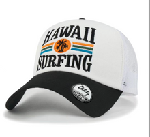 Load image into Gallery viewer, ILILILY &#39;Hawaii Surfing&#39; Black Cap