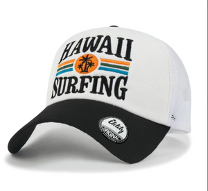 ILILILY 'Hawaii Surfing' Black Cap