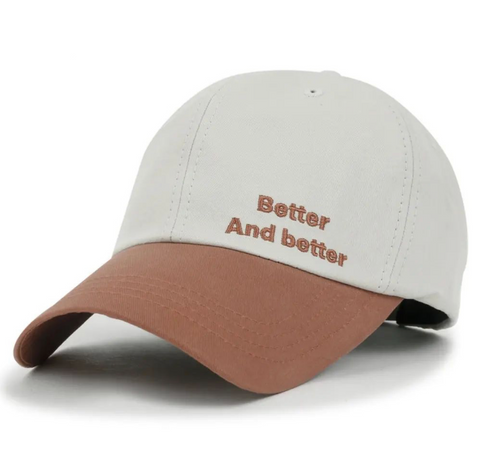 ‘Better And better’ orange Cap