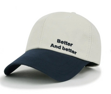 Load image into Gallery viewer, Better And better’ Navy Cap