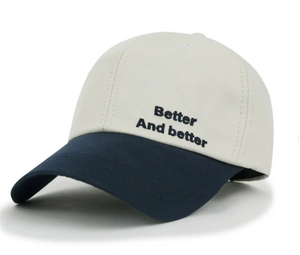Better And better’ Navy Cap
