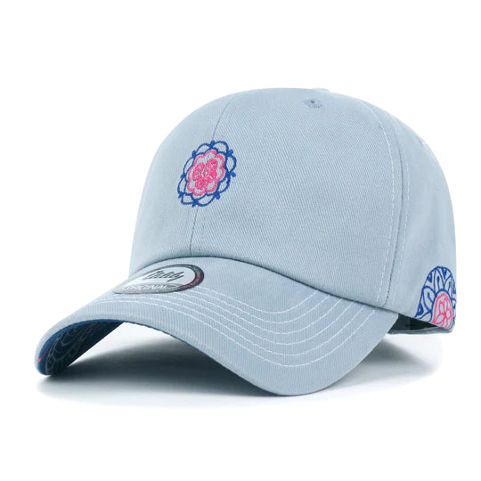 ILILILY 'Flower' Sky Blue Cap