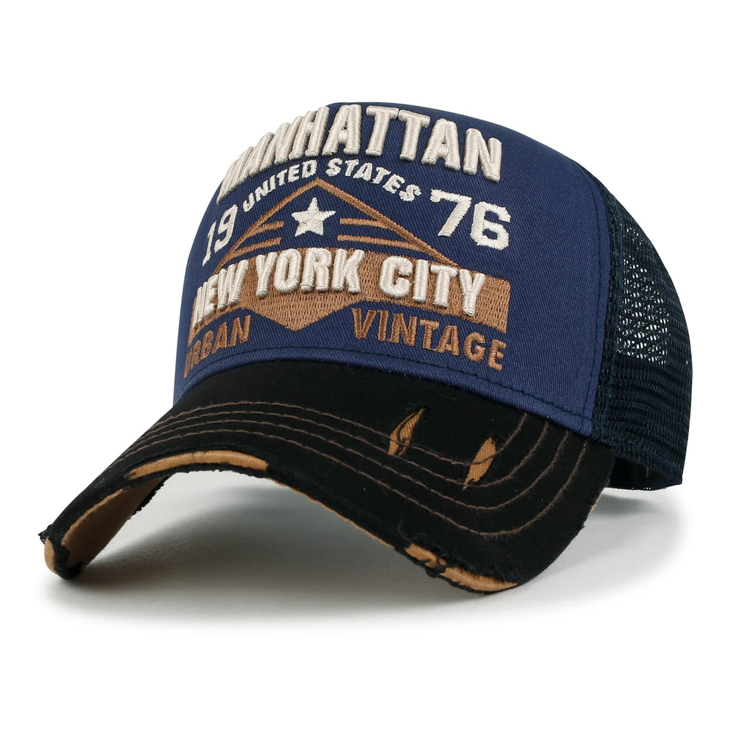 ILILILY 'Manhattan' Navy Cap