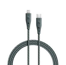 Load image into Gallery viewer, RAVPower Nylon Braided Type-C to Lightning Cable 2m - Green (RP-CB1005GRN)