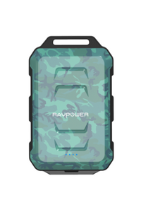 RAVPower 10050mAh Xtreme Waterproof Portable Charger - Camouflage (RP-PB044)