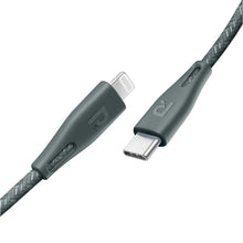Load image into Gallery viewer, RAVPower Nylon Braided Type-C to Lightning Cable 0.3m - Green (RP-CB1003GRN)