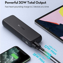 Load image into Gallery viewer, RAVPower 15000mAh Pioneer PD 30W 2-Port Portable Charger - Black (RP-PB203)