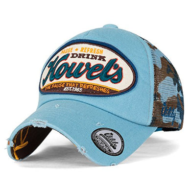 ILILILY Howels Camouflage Sky Blue Cap