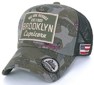 ILILILY 'Brooklyn' camouflage Green Mesh Cap
