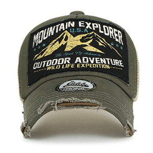 ILILILY 'Mountain Explorer' Olive Cap