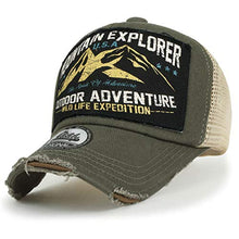 Load image into Gallery viewer, ILILILY &#39;Mountain Explorer&#39; Olive Cap