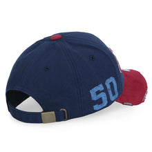 Load image into Gallery viewer, ILILILY &#39;California&#39; Navy Red Cap