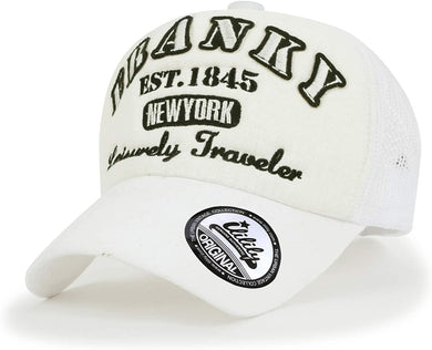 ILILILY Franky White Cap