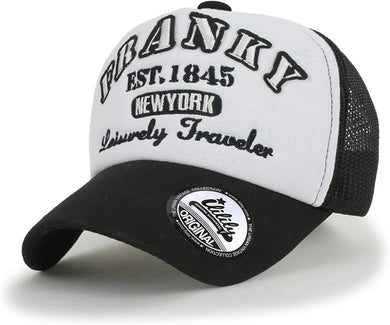 ILILILY Franky Black White Cap