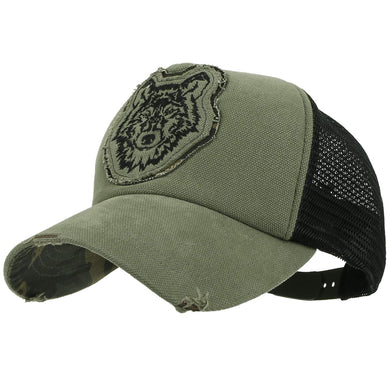 ILILILY Wolf Shape Olive Cap