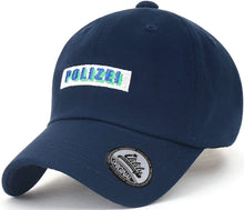 Load image into Gallery viewer, ILILILY &#39;Polizei&#39; Navy Cap