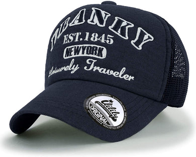 ILILILY Franky Mesh Navy Cap