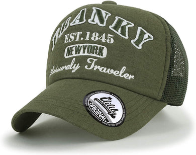 ILILILY Franky Mesh Olive Cap