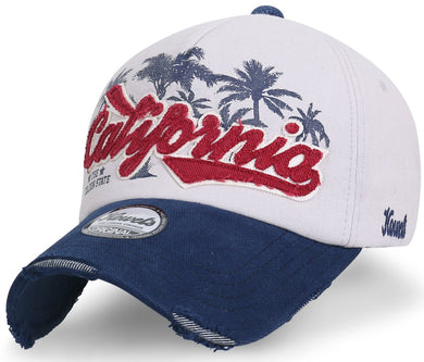 ILILILY 'California' Navy White Cap