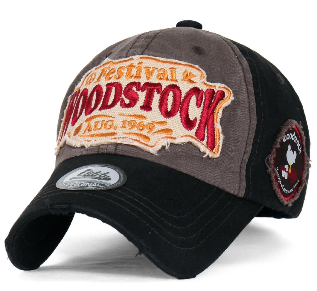 ILILILY Woodstock Vintage Black Cap