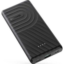Load image into Gallery viewer, RAVPower 10000mAh PD+QC 2-Port 18W Portable Charger - Black ( RP-PB195)
