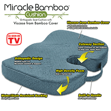 Load image into Gallery viewer, Miracle Bamboo Cushion Orthopedic Seat Cushion