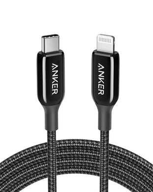 Anker PowerLine + III USB-C to Lightning (1.8m/6ft) -Black [LifeTime Warranty]