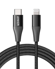 Load image into Gallery viewer, Anker PowerLine + II USB-C to Lightning (1.8m/6ft) -Black