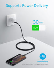 Load image into Gallery viewer, Anker PowerLine + II USB-C to Lightning (1.8m/6ft) -Black