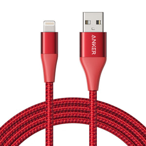 Anker Powerline+ II Lightning (1.8m/6ft) -Red