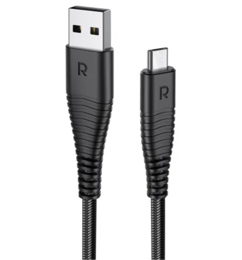 RAVPower USB-A to Micro USB 1m Cable – Black (RP-CB048)
