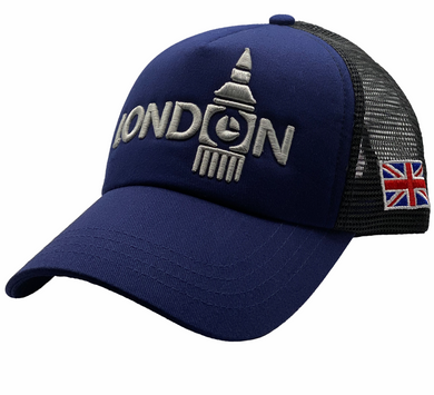 AZ London Bib Ben Navy Mesh Cap