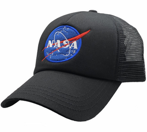 AZ NASA Black Mesh Cap