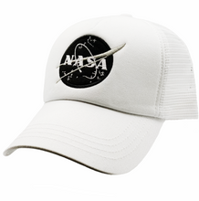 Load image into Gallery viewer, AZ NASA White Mesh Cap