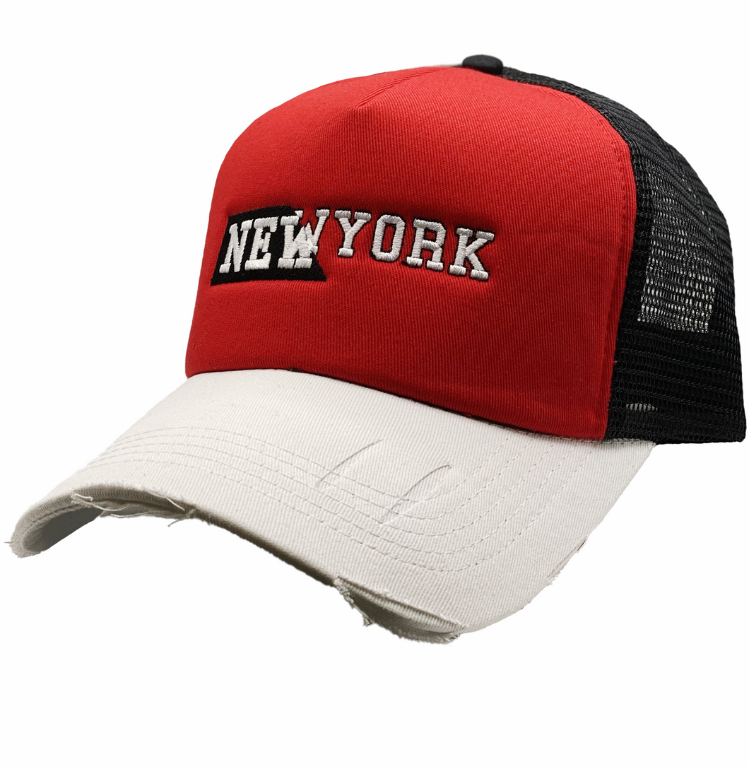 LA ROCCA New York Red Mesh Cap