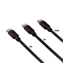 Load image into Gallery viewer, RAVPower 3-Pack USB-A to Lightning Cable (0.6m, 1m, 2m) – Black (RP-CB045)
