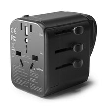 Load image into Gallery viewer, RAVPower Diplomat 30W 4-Port Travel Charger - Black (RP-PC099)