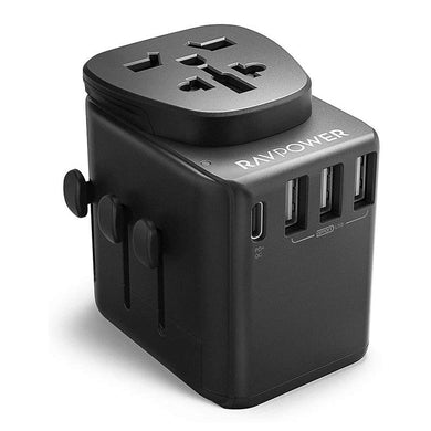 RAVPower Diplomat 30W 4-Port Travel Charger - Black (RP-PC099)