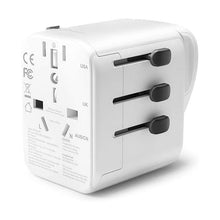Load image into Gallery viewer, RAVPower Diplomat 30W 4-Port Travel Charger - White (RP-PC099)