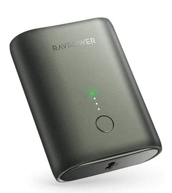 RAVPower 10000mAh PD+QC 2-Port 18W Portable Charger - Green ( RP-PB194 )