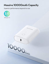 Load image into Gallery viewer, RAVPower 10000mAh PD+QC 2-Port 18W Portable Charger - White ( RP-PB194 )