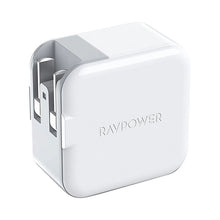 Load image into Gallery viewer, RAVPower PD Pioneer 18W 2-Port USB Wall Charger – White (RP-PC110)