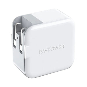 RAVPower PD Pioneer 18W 2-Port USB Wall Charger – White (RP-PC110)