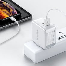 Load image into Gallery viewer, RAVPower PD Pioneer 18W 2-Port USB Wall Charger – White (RP-PC110)