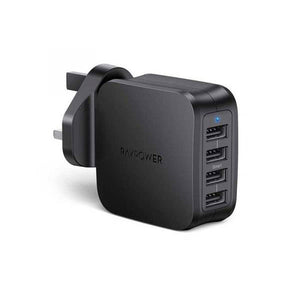 RAVPower Prime 40W 4-Port USB Wall Charger – Black (RP-PC101)
