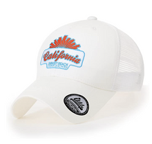 Load image into Gallery viewer, ILILILY California Beach Sunset White Mesh Cap