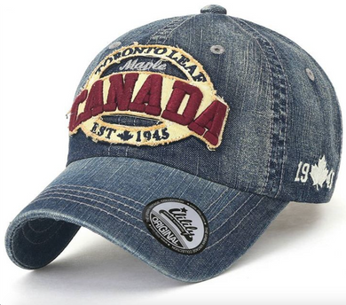 ILILILY 'Canada' Dark Denim Cap